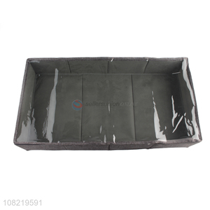 Factory wholesale creative non-woven storage box with lid