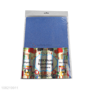 Most popular blue sparkling holiday box packaging paper for sale