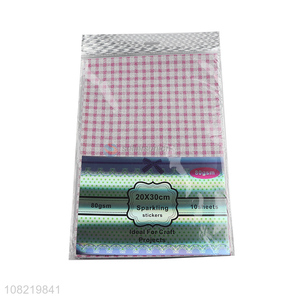 Factory price plaid pink festival <em>wrapping</em> <em>paper</em> for sale