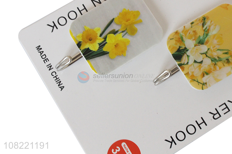 Factory price kitchen sticky hooks exquisite self adhesive hooks