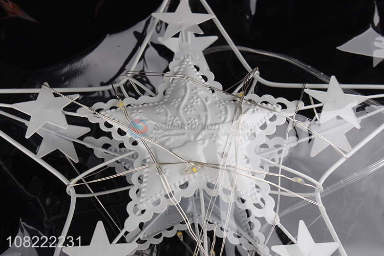 Top Quality Christmas Decoration Christmas Tree Top Star With Light