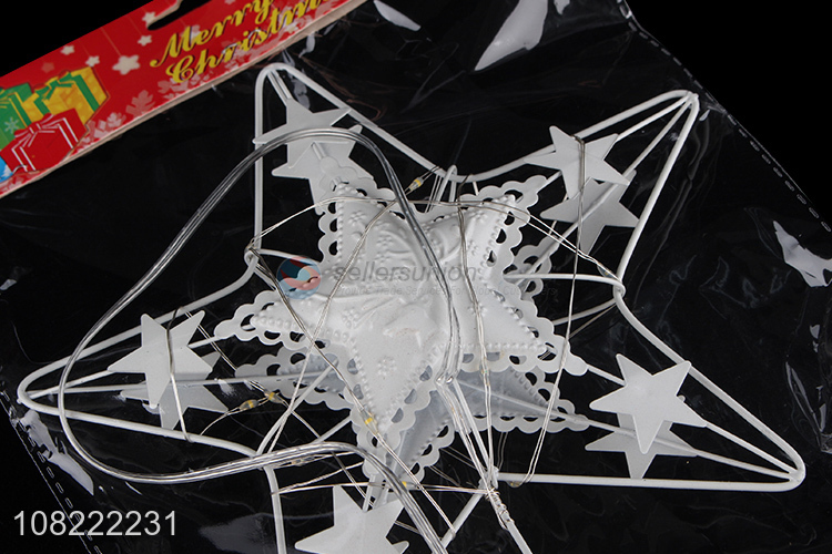 Top Quality Christmas Decoration Christmas Tree Top Star With Light