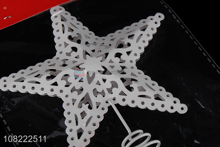 Best Sale Decorative Five-Pointed Star Christmas Tree Top Star