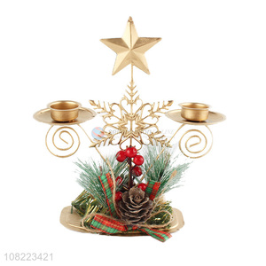 Popular Christmas Decorative Candlestick Candle Holders