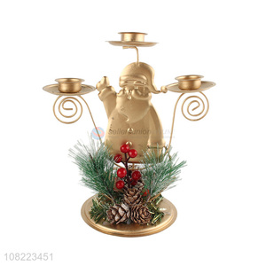 Latest Santa Shape Christmas Candlestick Decorative Candle Holders