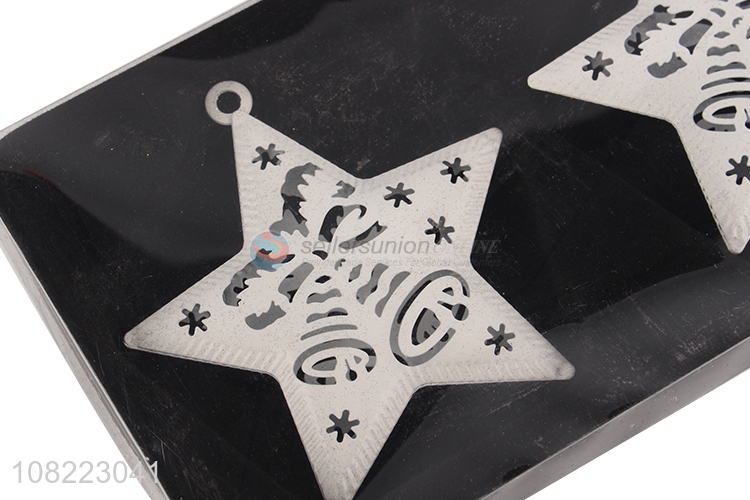 Fashion Hollow Out Five-Pointed Star For Christmas Tree Decoration