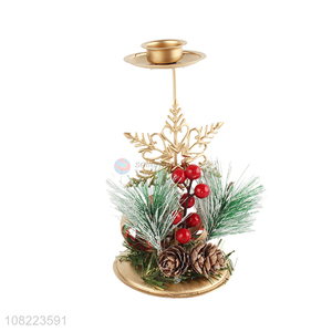Wholesale Christmas Candlestick Popular Christmas Decoration