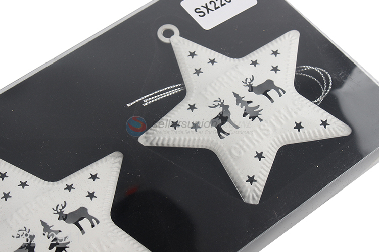 Hot Sale Little Hollow Out Star Christmas Hanging Ornament