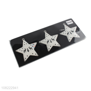 Hot Sale Little Hollow Out Star Christmas Hanging Ornament