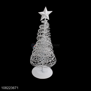 Custom Iron Wire Little Christmas Tree For Christmas Decoration