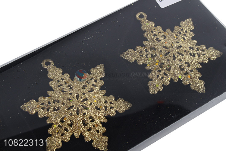 Wholesale Cute Snowflake Shape Christmas Tree Hanging Decoration