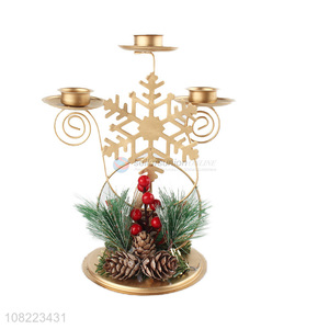 Fashion Christmas Decorations Metal Candle Holder Wholesale