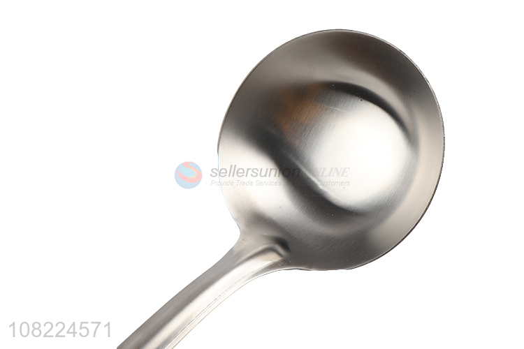 High quality stainless steel soup ladle kitchen cooking spoon