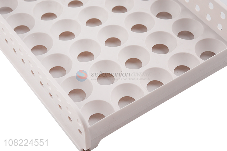 High quality stackable food grade kitchen plastic egg storage tray