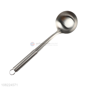High quality stainless steel soup ladle kitchen cooking spoon