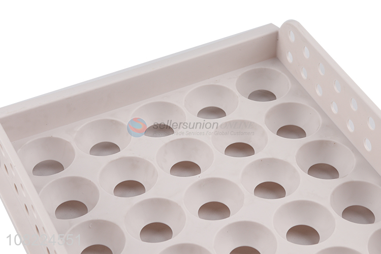 High quality stackable food grade kitchen plastic egg storage tray