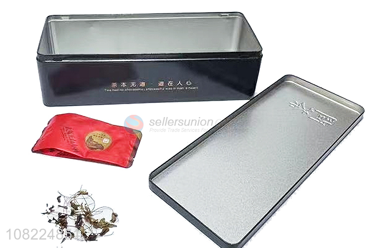 Fashion Design Rectangle Tin Box Best Tea Container Gift Box