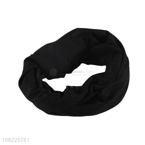 Good price solid color multi-function neck warmer bandana headwear