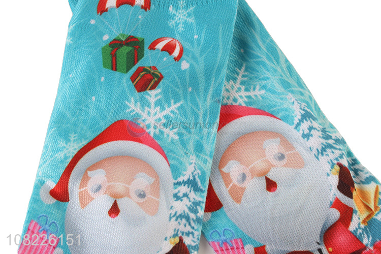 Recent design breathable soft cotton socks 3D Christmas socks