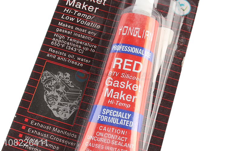 Factory direct sale red silicone gasket maker adhesive