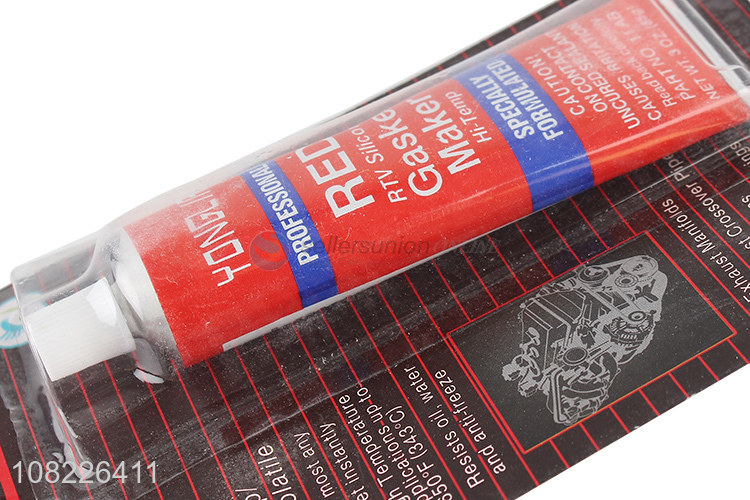 Factory direct sale red silicone gasket maker adhesive