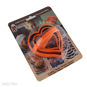 Factory price orange <em>love</em> cookies mould for kitchen
