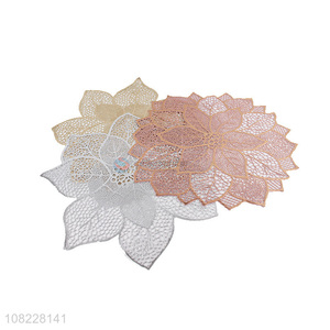New design creative flower placemat restaurant table mats
