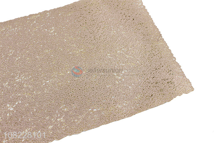 Factory wholesale simple placemat PVC bowl mat coaster