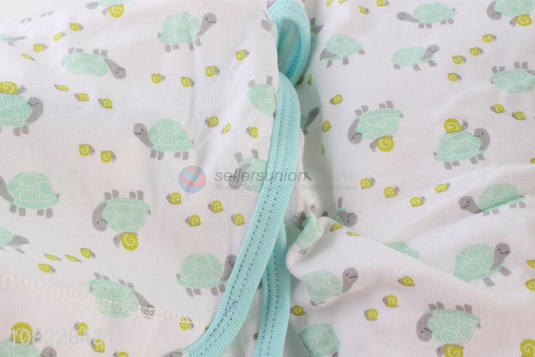 Good quality adjustable organic cotton baby infant swaddle blanket wrap