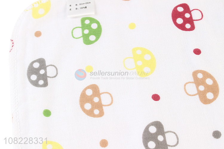 Wholesale cotton baby sweat absorbent towel infant back sweat pad