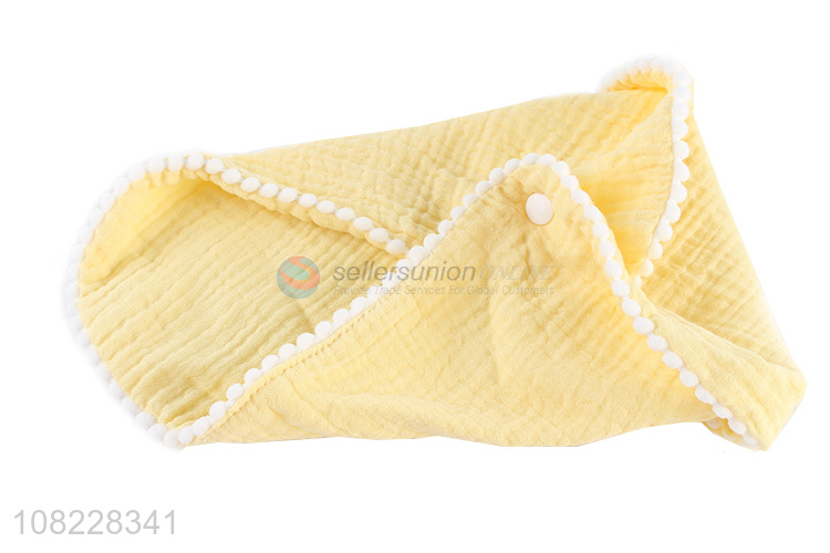 New arrival adjustable 100% cotton saliva towel baby gauze bibs