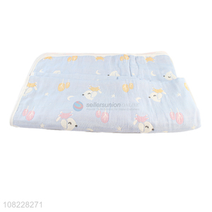 High quality 6-tier super soft muslin cotton gauze baby blanket wrap