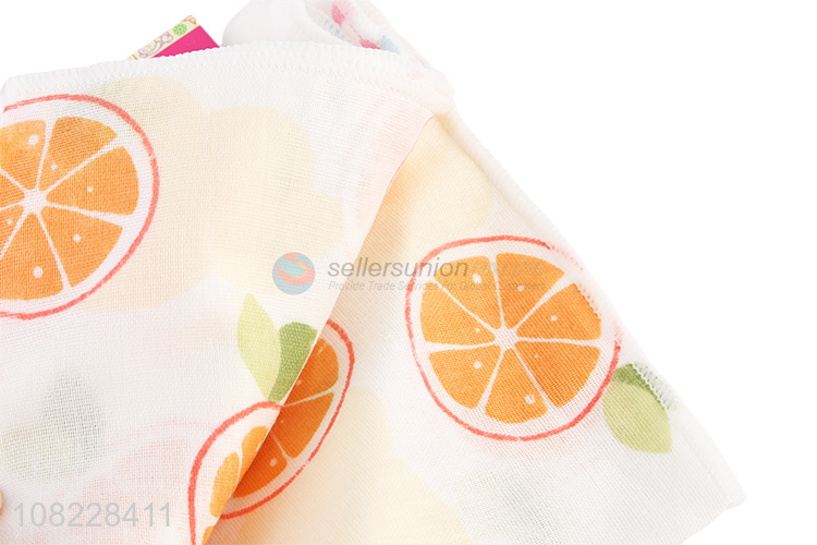 Online wholesale skin-friendly organic cotton baby saliva towels 4pcs