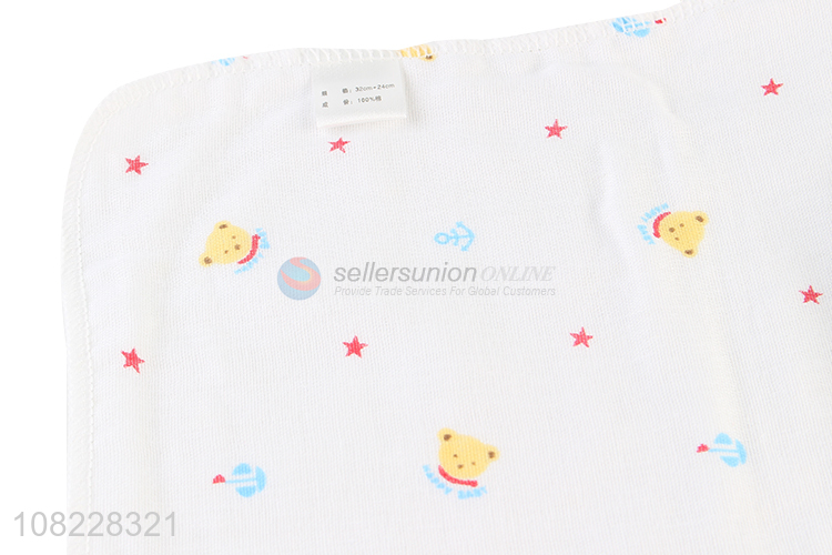 Good quality baby sweat absorbent towel cotton cloth back wet pad