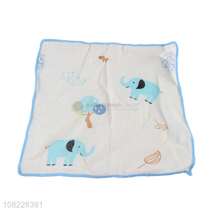 Good quality cotton baby saliva towel square face towel washcloth