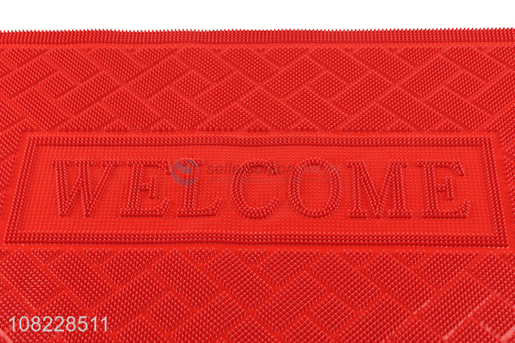 hot selling non-slip door mat rectangle PVC mat