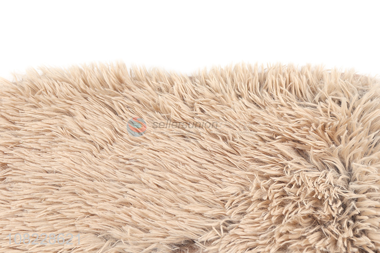 New Arrival U Shape PV Fleece Floor Mat For Toilet