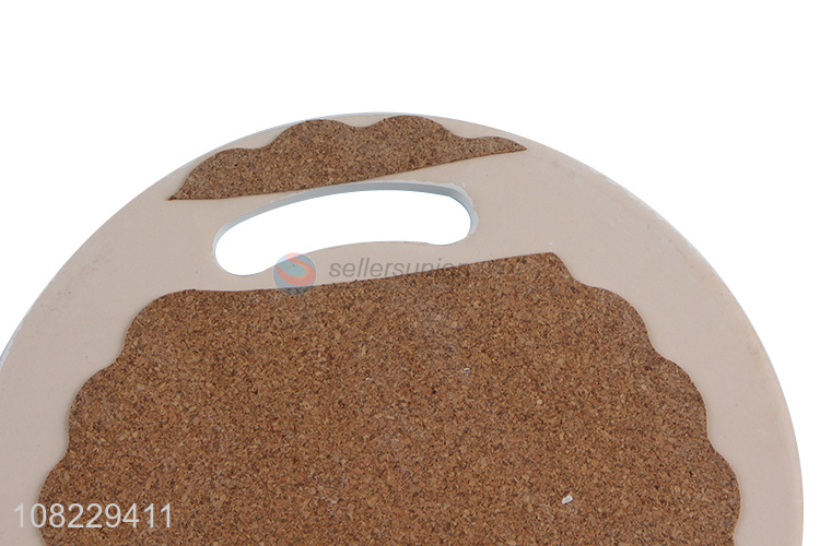 New arrival round flower pattern heat resistant pad for table