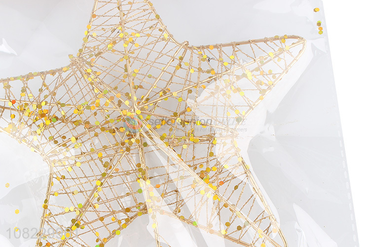 Good price Christmas star tree topper holiday party decorations