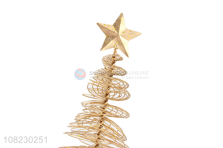 Best sale iron wire Christmas tree Christmas tabletop decorations