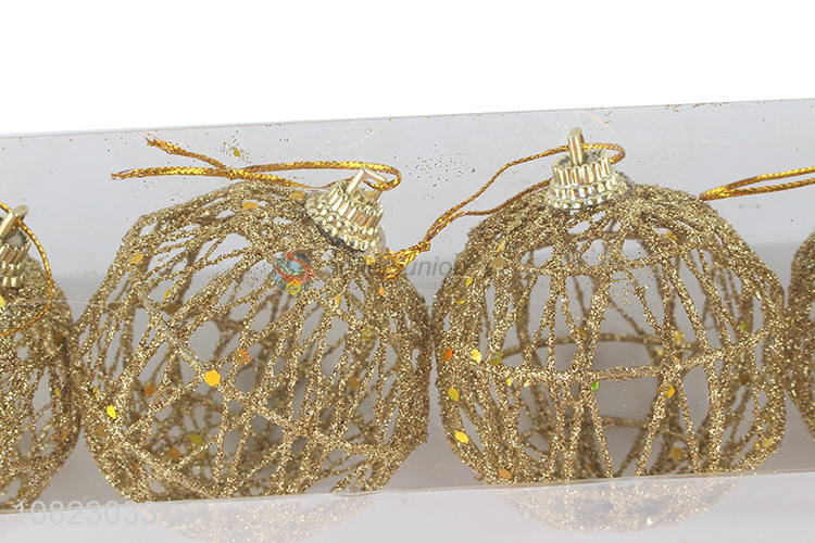 Good price delicate hanging iron wire ball for Christmas decoration