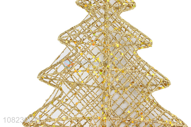 Popular design iron wire Christmas tree counter shopwindow decoration