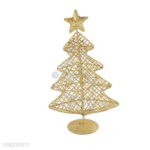 Popular design iron wire Christmas tree counter shopwindow decoration