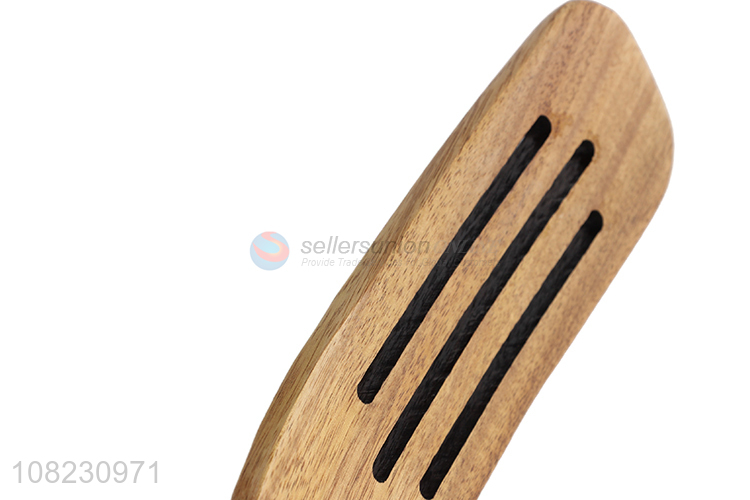 Good Sale Wooden Slotted Spatula Best Salad Stirring Spatula