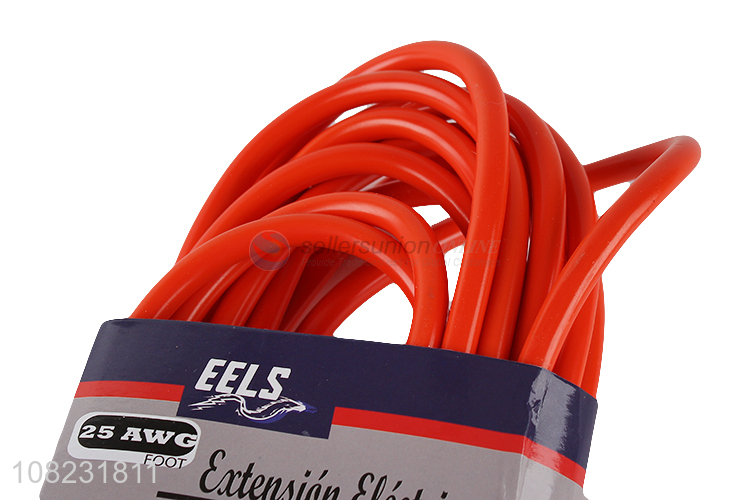 Yiwu market electrical power extension cord 25feet 7.50m
