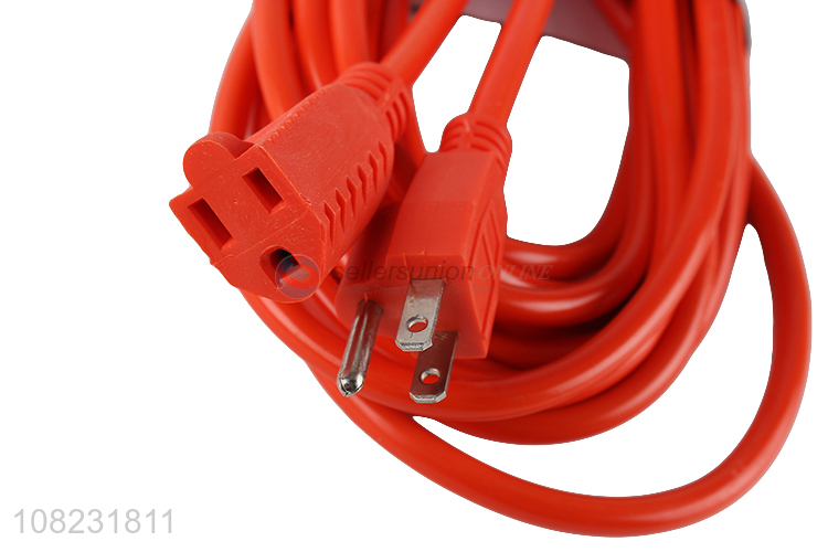 Yiwu market electrical power extension cord 25feet 7.50m