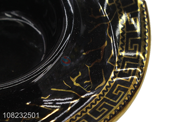 New arrival exquisite European style ceramic coffee cup and saucer set