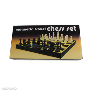 New products creative magnetic travel party chess set for sale