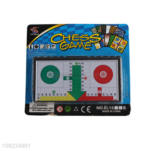 Latest products funny magnetic flying chess ludo games for sale