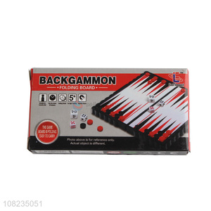 Best selling portable folding board backgammon chess games
